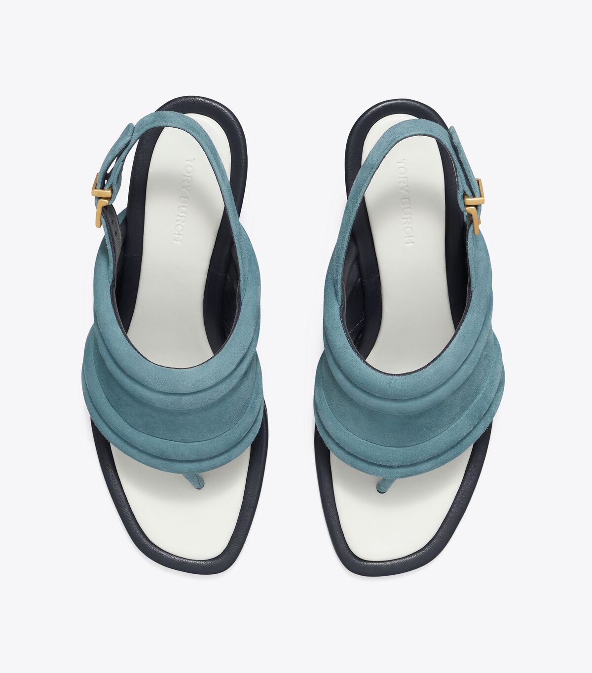 Blue Tory Burch Puffy Women's Sandals | OUTLET-95147069