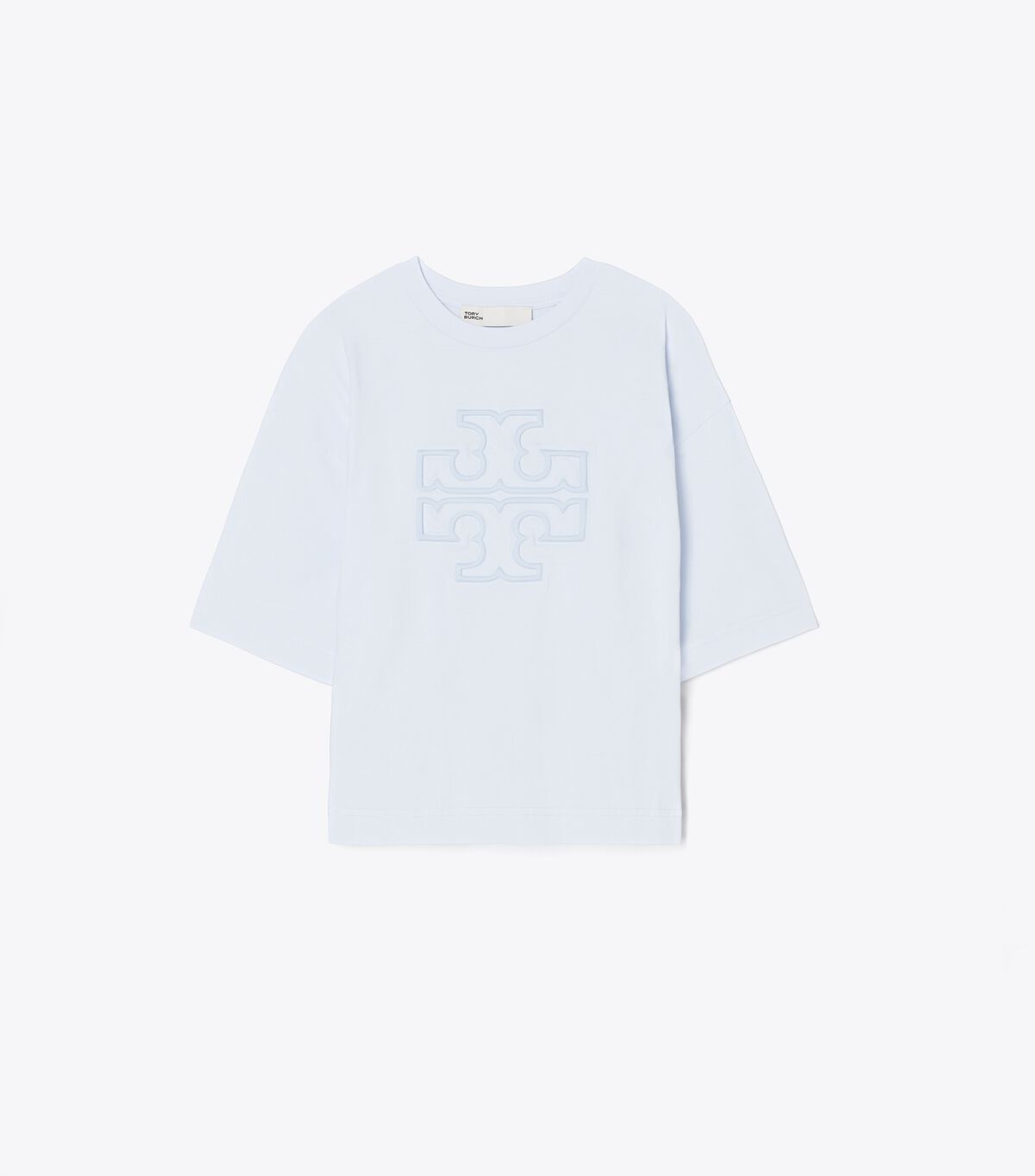 Blue Tory Burch Relaxed Logo Women\'s T Shirts | OUTLET-62974189