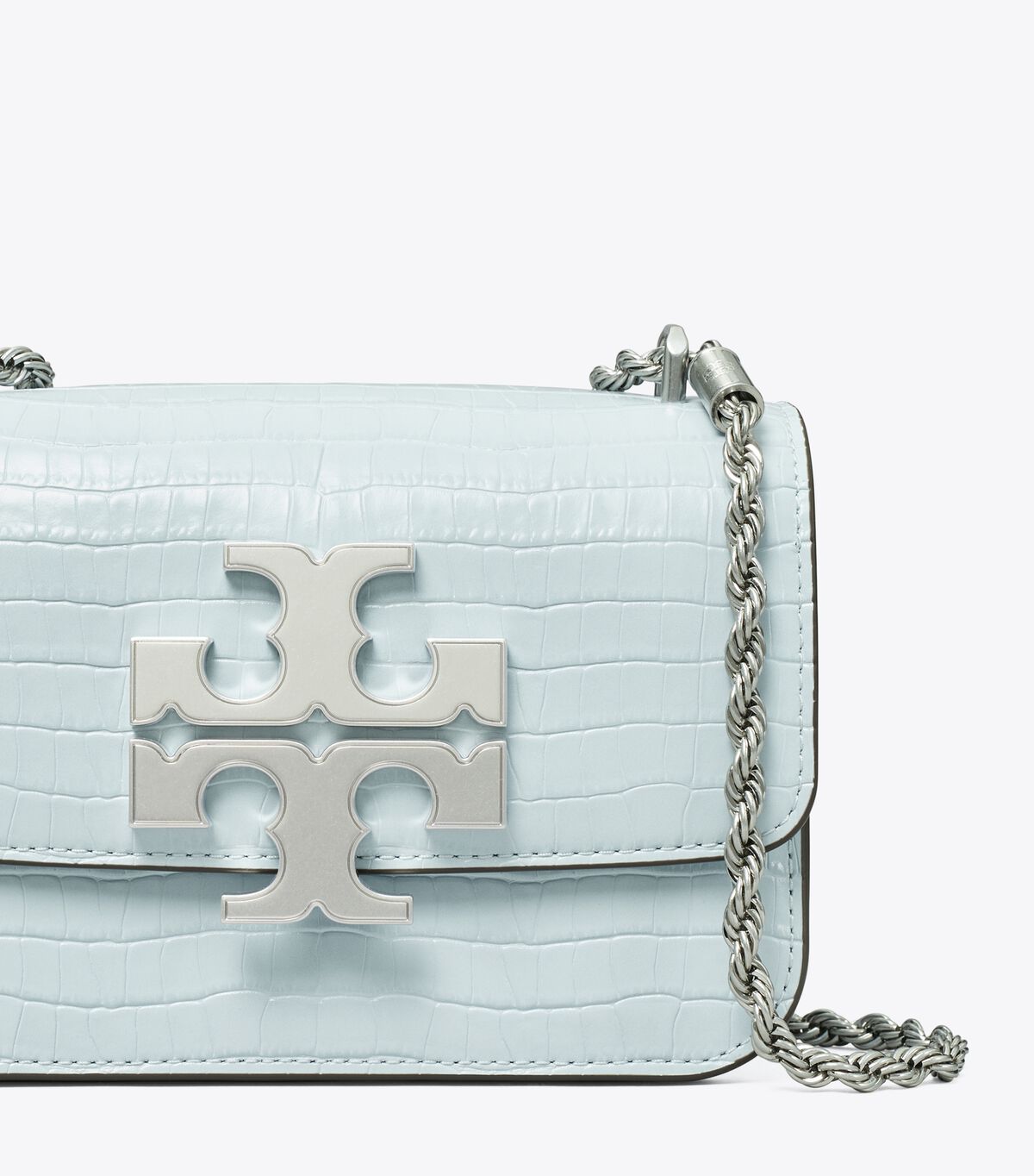 Blue Tory Burch Small Eleanor Embossed Women's Shoulder Bags | OUTLET-04812379