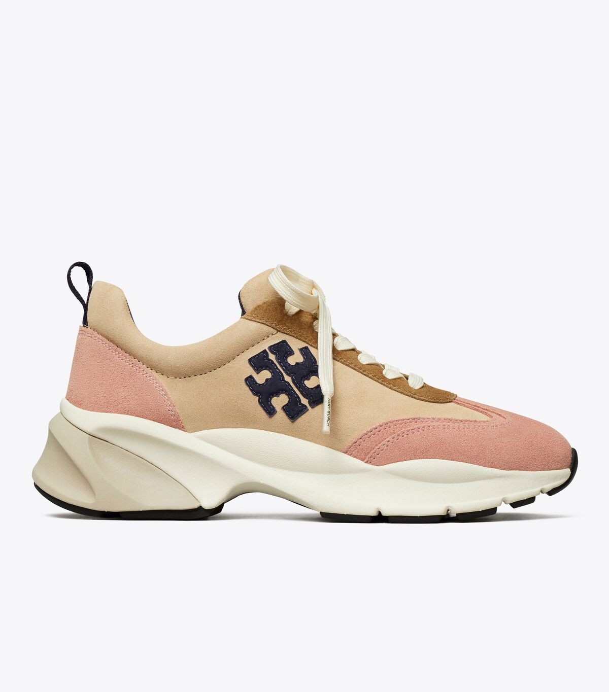 Brown / Blue / Pink Tory Burch Good Luck Women's Sneakers | OUTLET-42796039