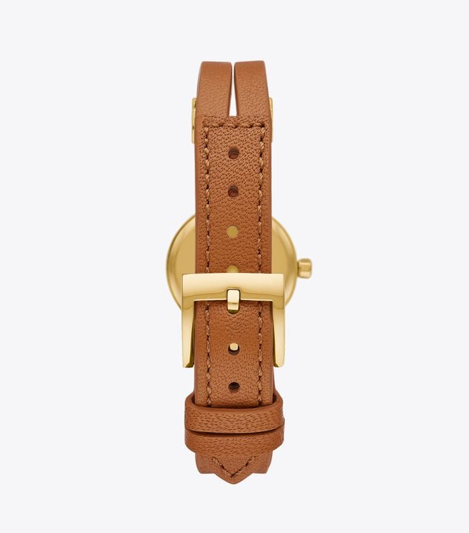 Brown / Gold Tory Burch Kira Women's Watches | OUTLET-67402399