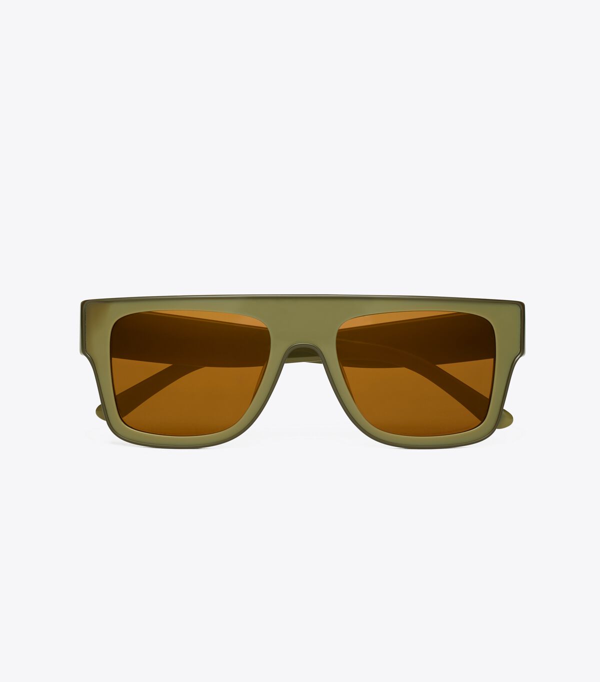 Brown Olive / Green Tory Burch Oversized Geometric Women's Sunglasses | OUTLET-10583279