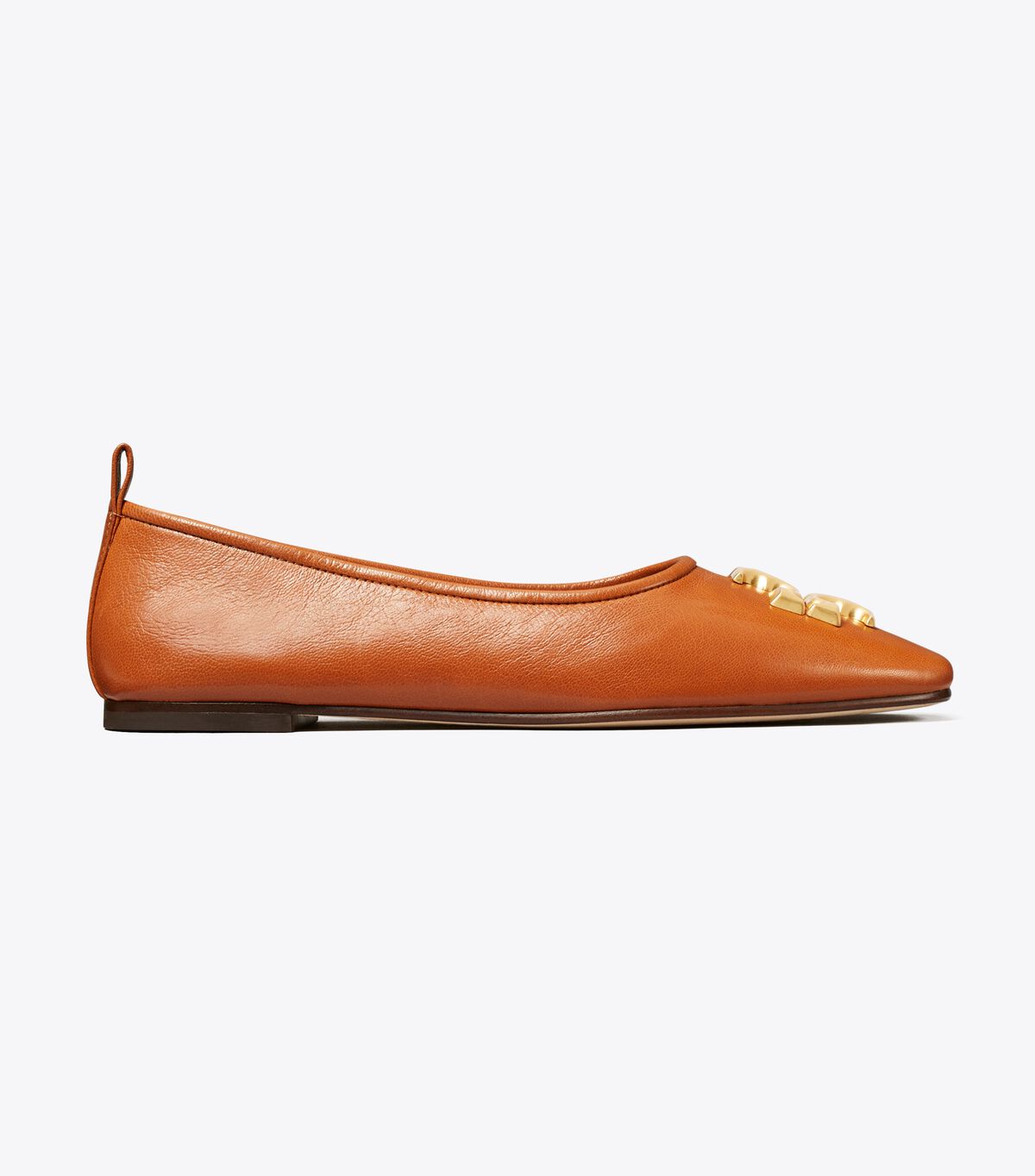 Brown Tory Burch Eleanor Women's Ballet Flats | OUTLET-09137249