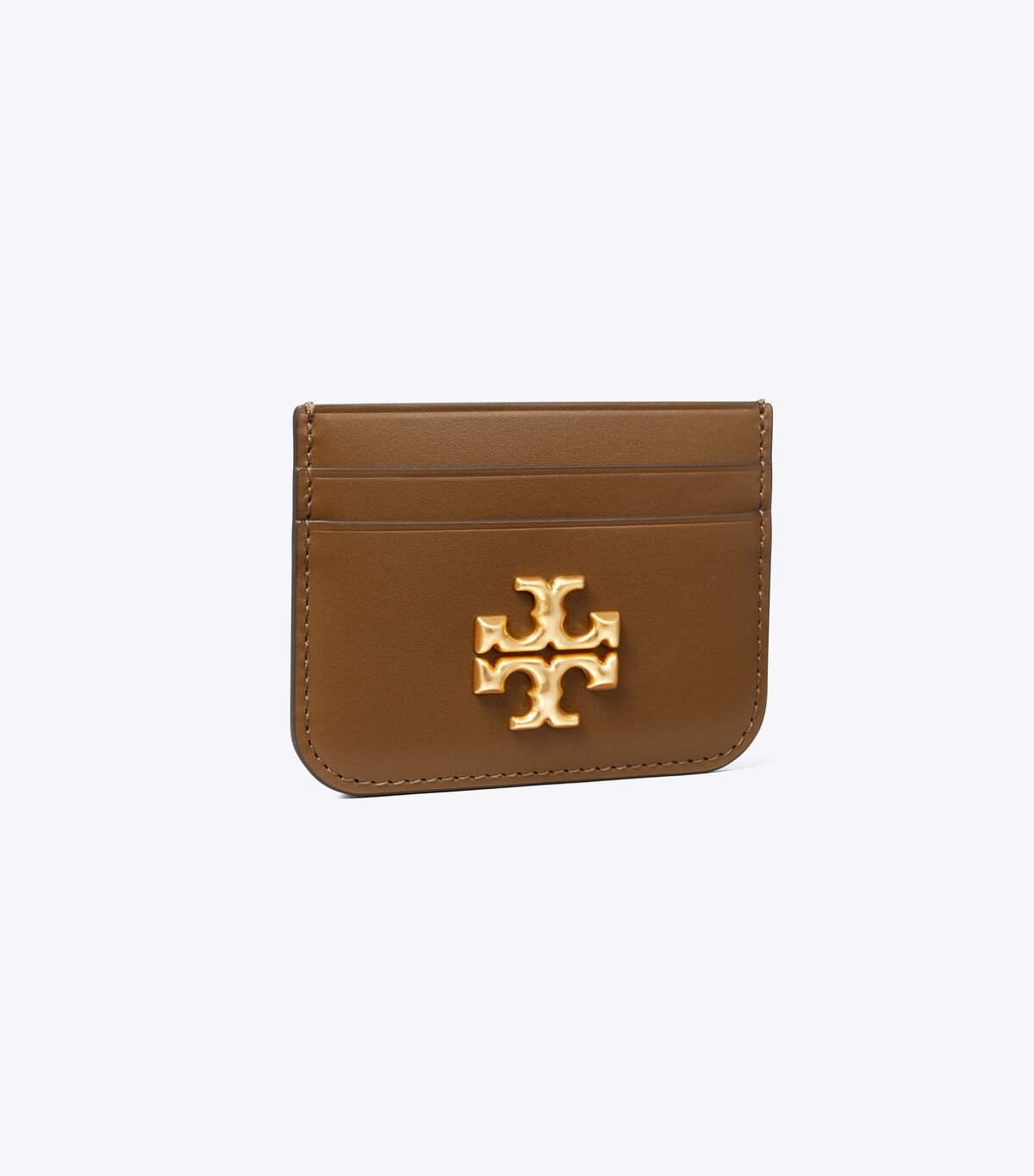 Brown Tory Burch Eleanor Women\'s Card Case | OUTLET-26087459