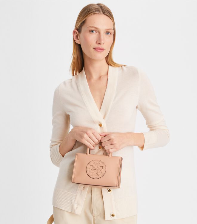 Brown Tory Burch Ella Bio Women's Mini Bag | OUTLET-52618349