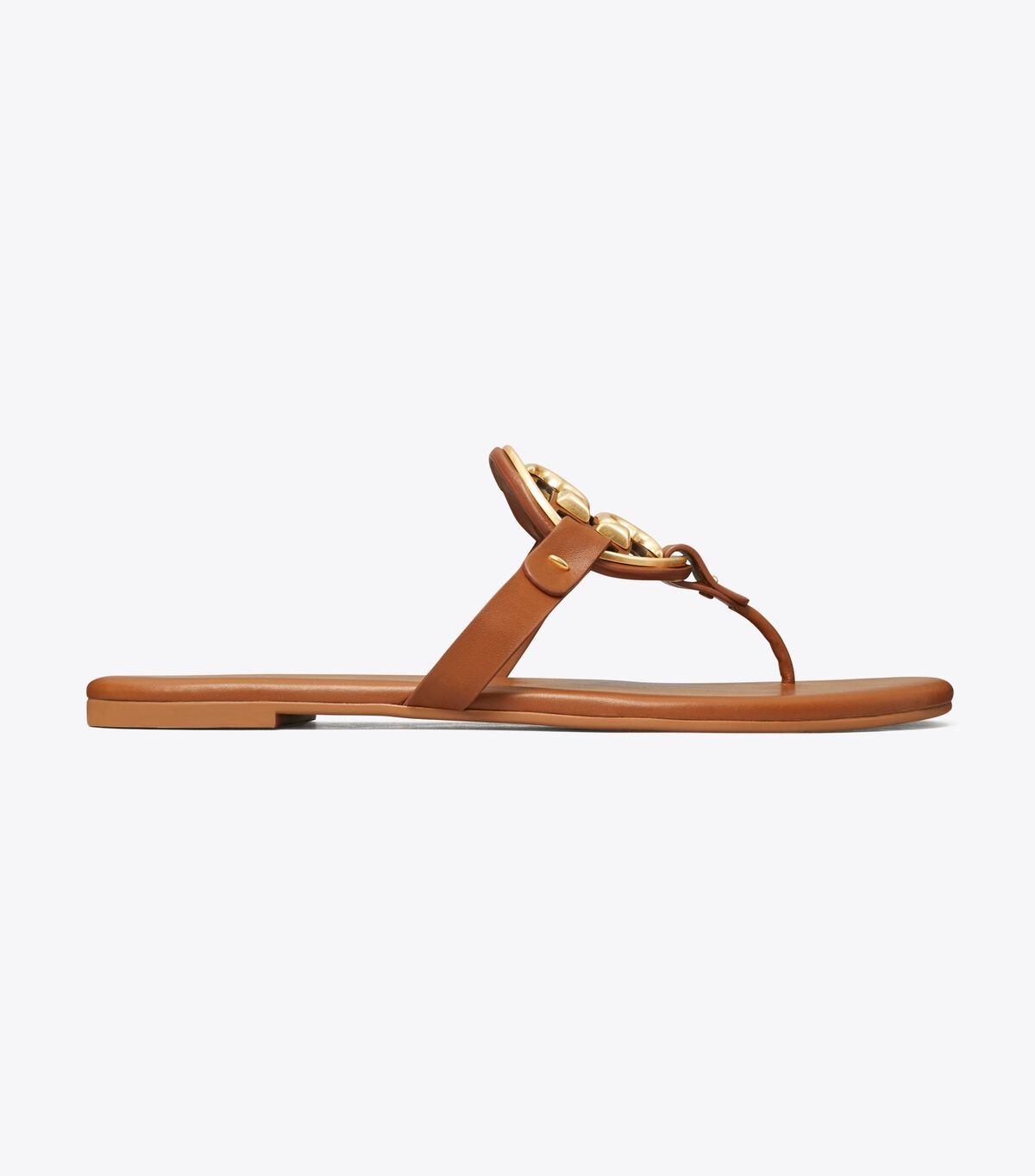 Brown Tory Burch Metal Miller Soft Women's Sandals | OUTLET-48637299