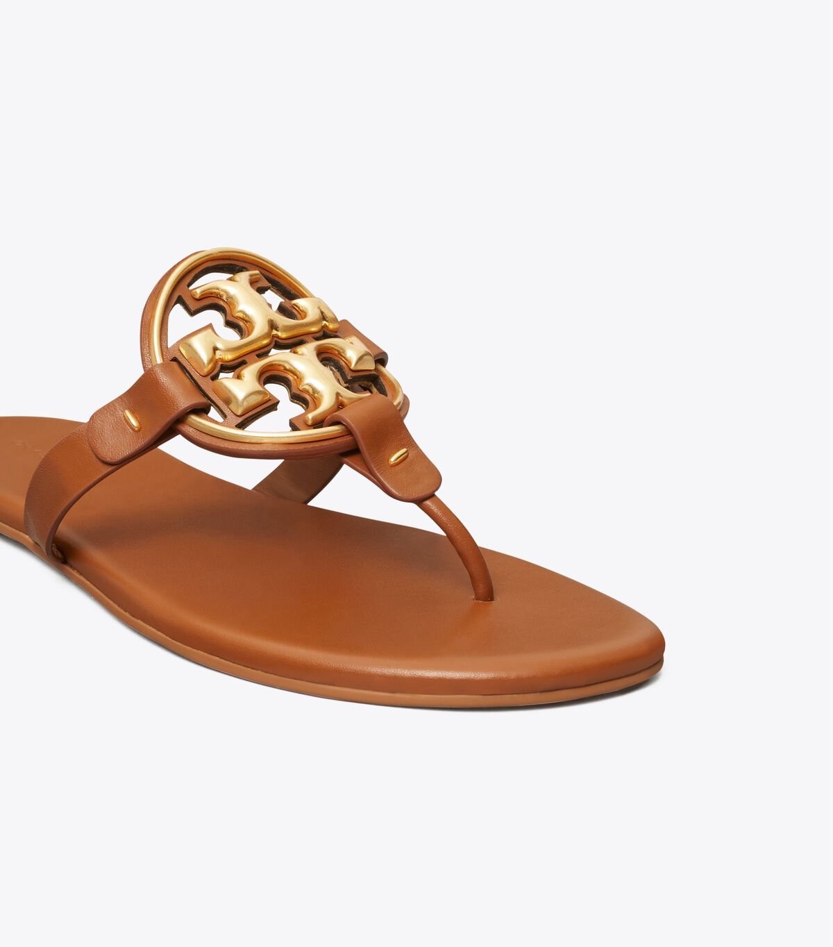 Brown Tory Burch Metal Miller Soft Women's Sandals | OUTLET-48637299