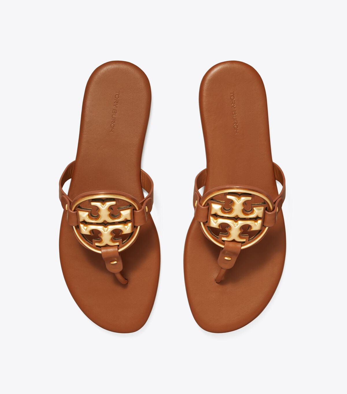 Brown Tory Burch Metal Miller Soft Women's Sandals | OUTLET-48637299