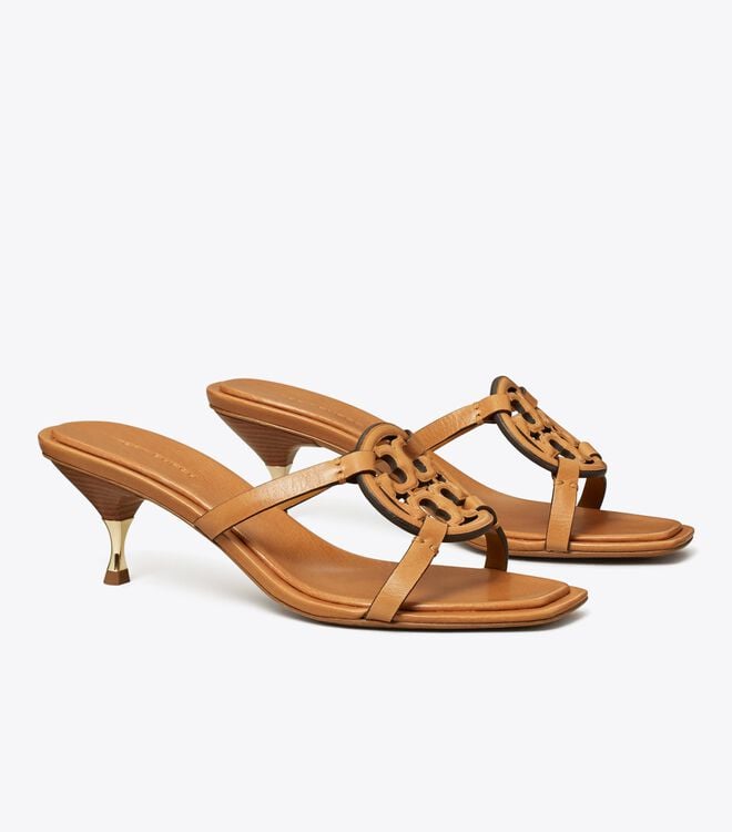 Brown Tory Burch Miller Geo Bombé Low Women\'s Heels | OUTLET-78063499