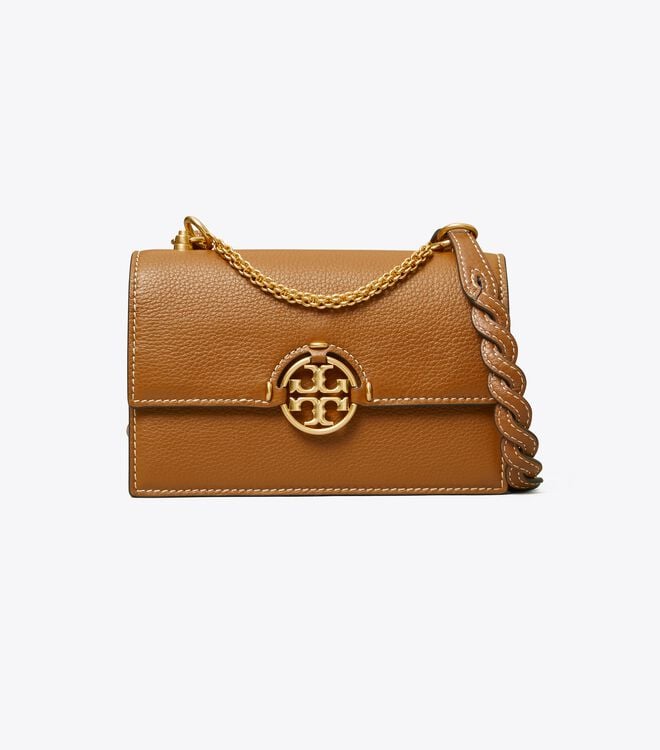 Brown Tory Burch Miller Mini Women's Shoulder Bags | OUTLET-08139769