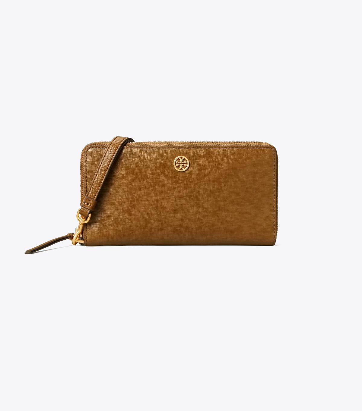 Brown Tory Burch Robinson Zip Women's Wallets | OUTLET-50236199