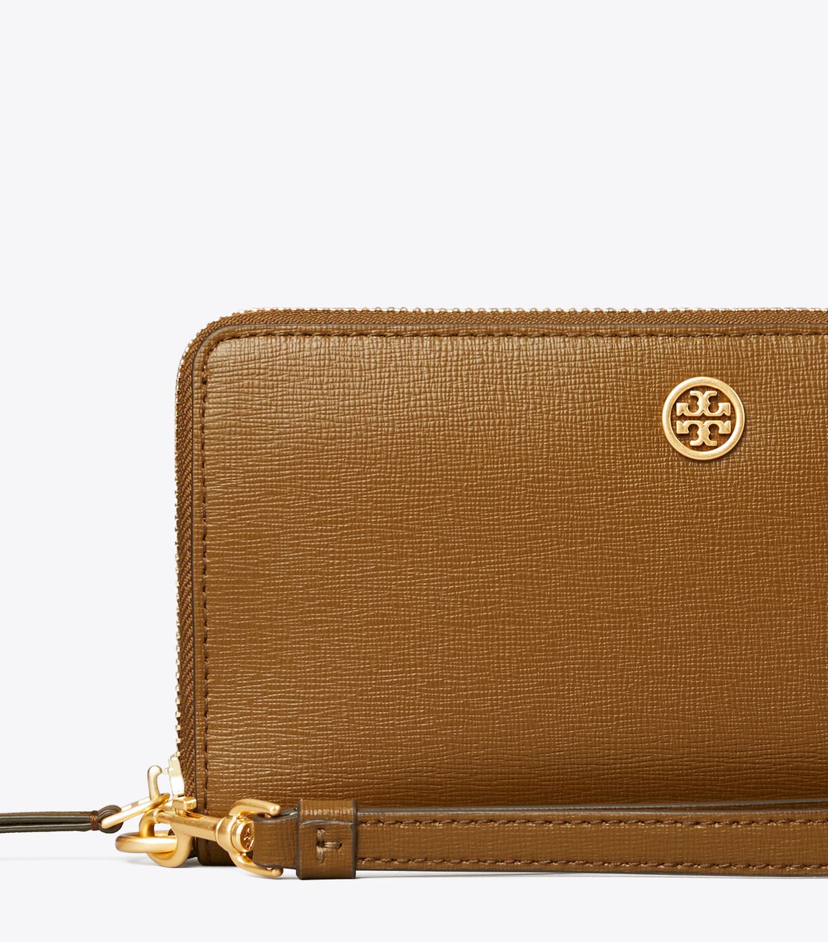 Brown Tory Burch Robinson Zip Women's Wallets | OUTLET-50236199