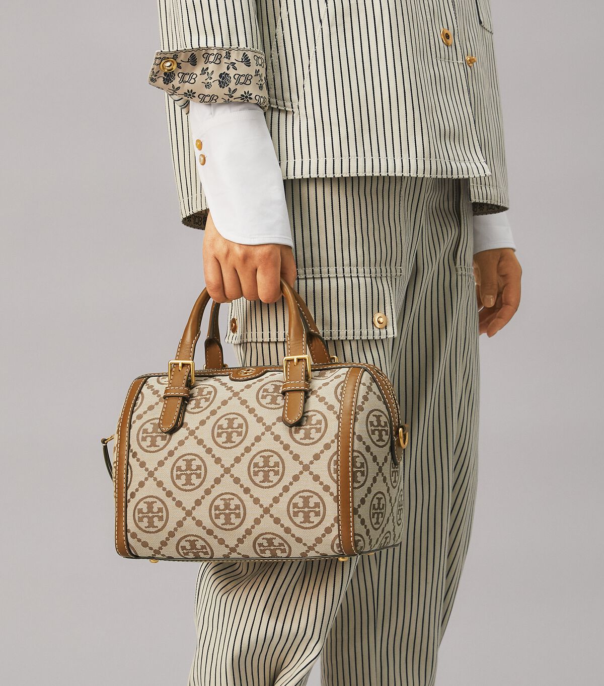 Brown Tory Burch T Monogram Women's Satchel Bags | OUTLET-90463259