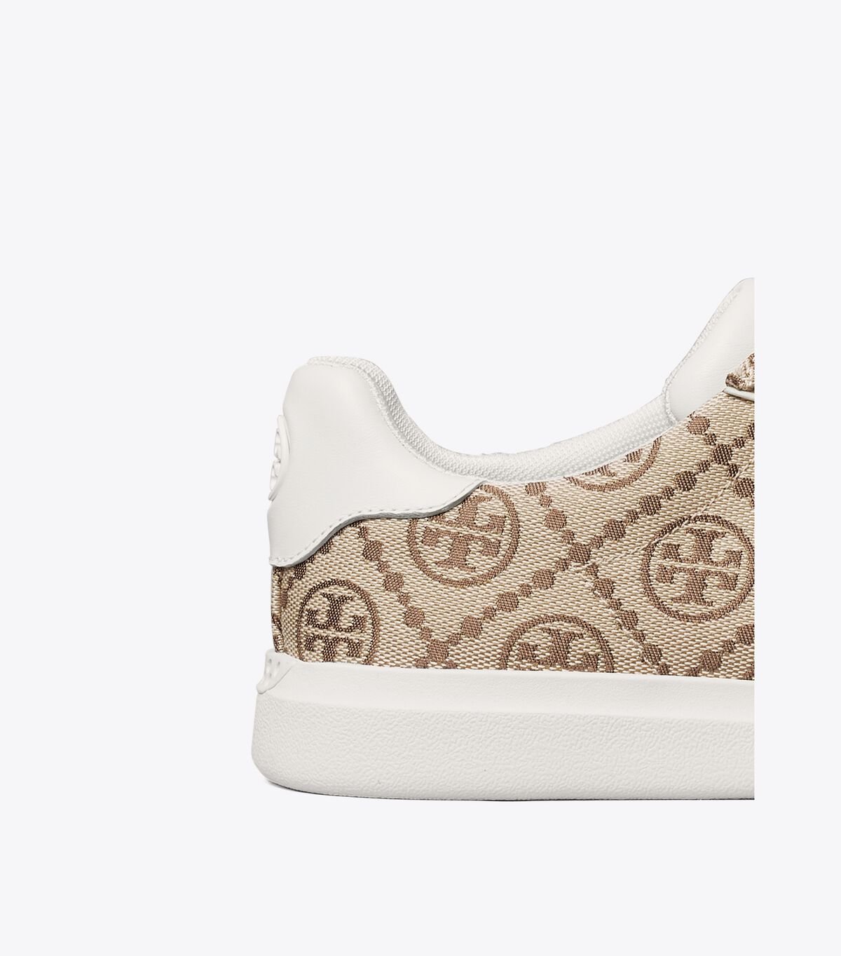 Brown / White Tory Burch T Monogram Howell Women's Sneakers | OUTLET-98015729