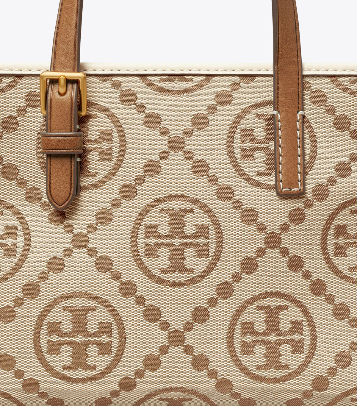 Brown / White Tory Burch T Monogram Square Women's Mini Bag | OUTLET-27618509