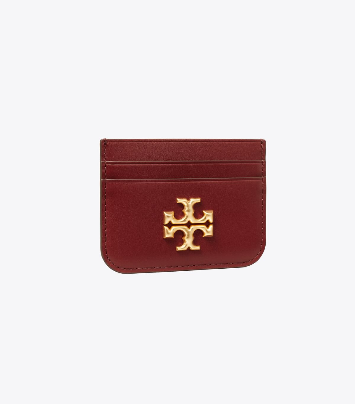 Burgundy Tory Burch Eleanor Women\'s Card Case | OUTLET-92167349