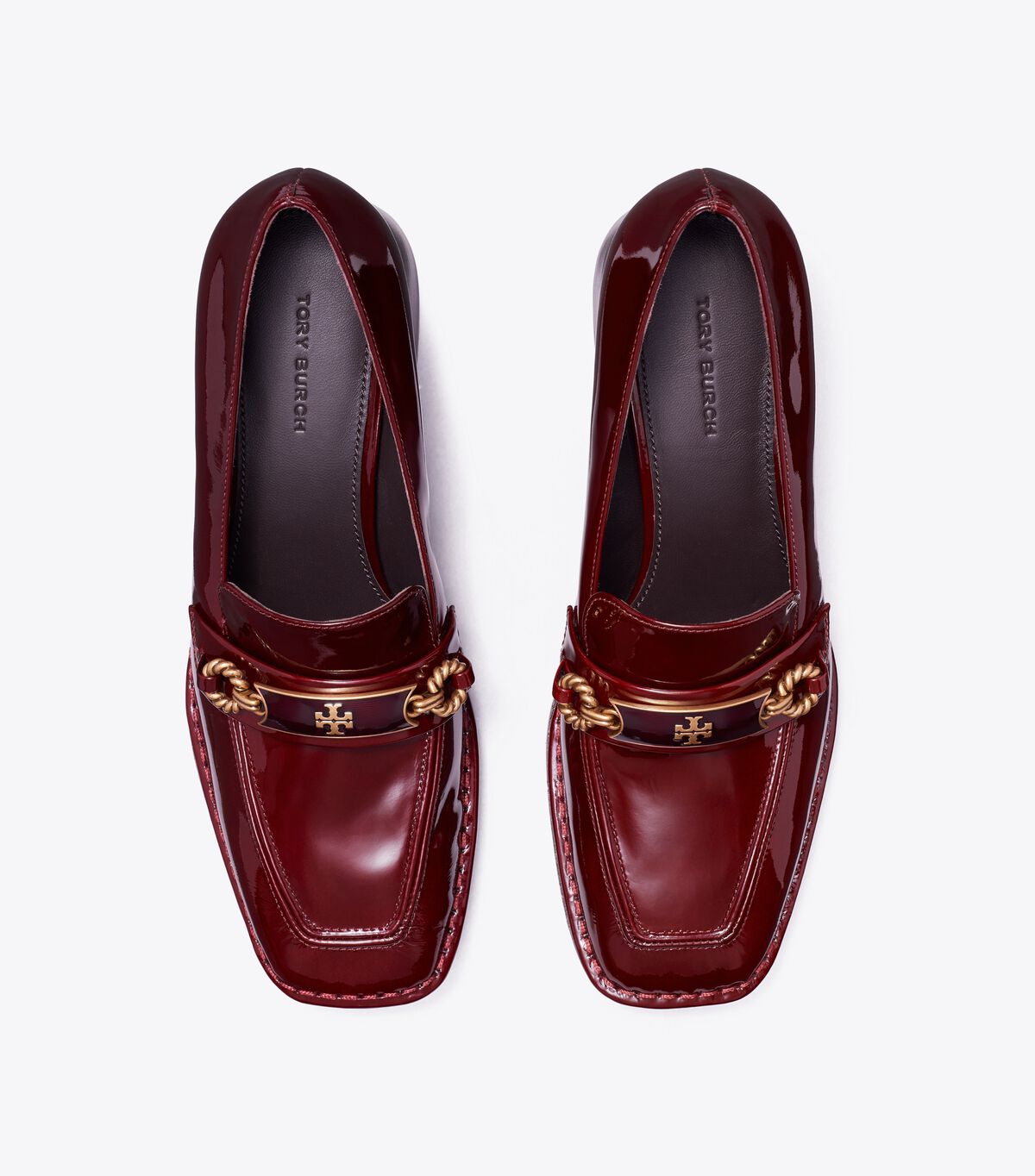 Burgundy Tory Burch Perrine Women's Loafers | OUTLET-59682179