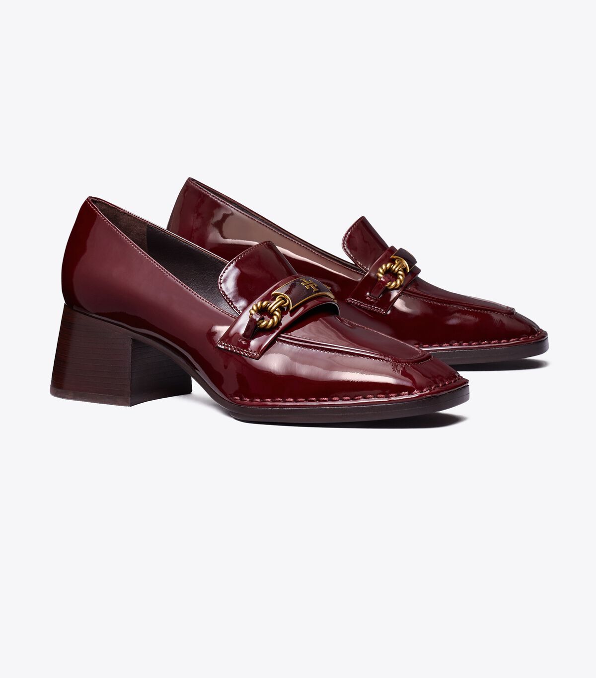 Burgundy Tory Burch Perrine Women\'s Loafers | OUTLET-59682179