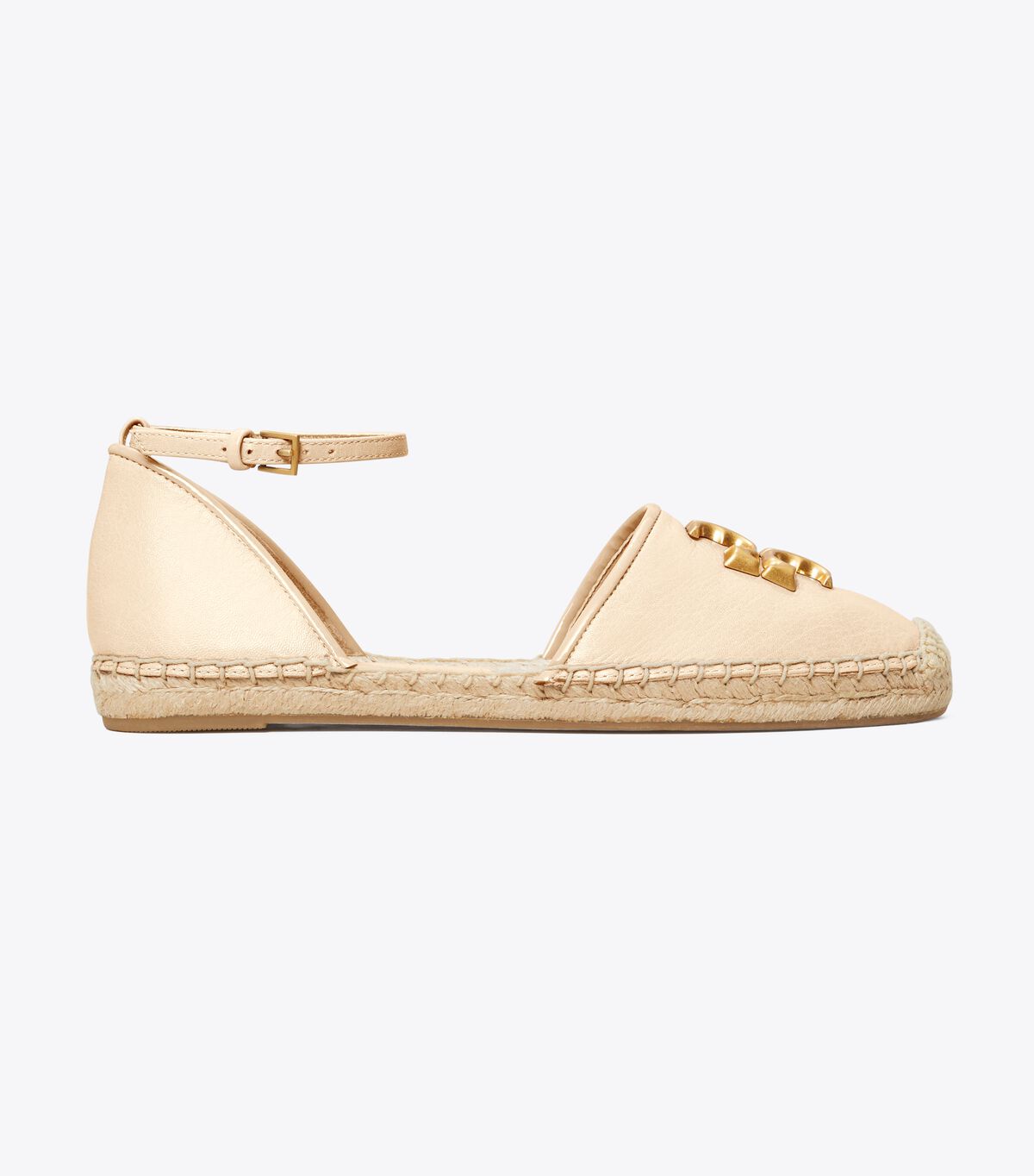 Cream Tory Burch Eleanor D'orsay Women's Espadrille | OUTLET-02167859