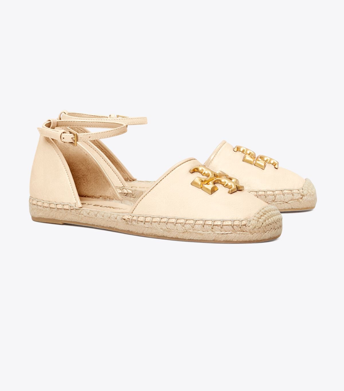 Cream Tory Burch Eleanor D\'orsay Women\'s Espadrille | OUTLET-02167859