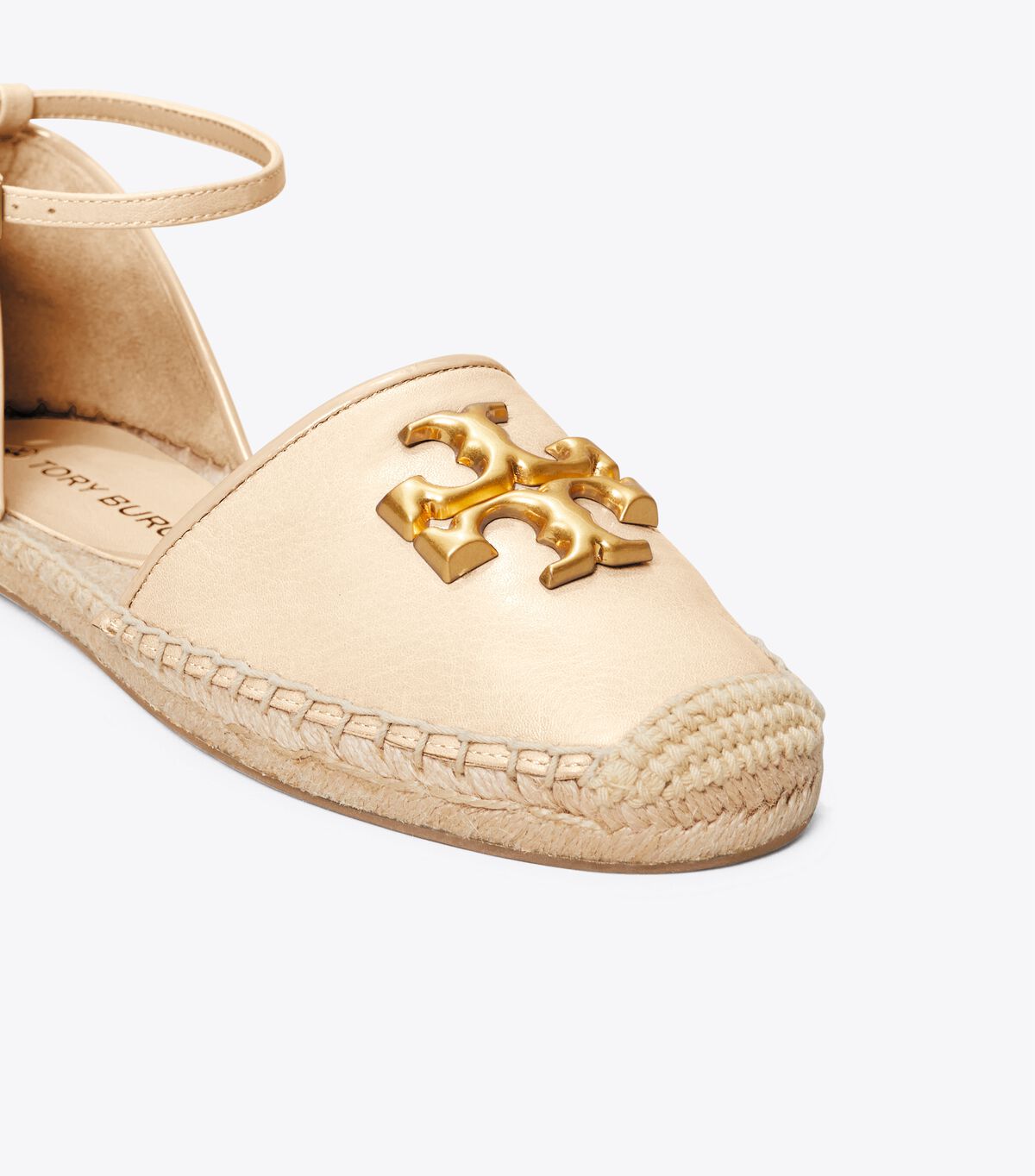 Cream Tory Burch Eleanor D'orsay Women's Ballet Flats | OUTLET-16320789