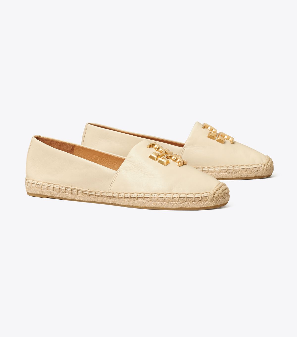 Cream Tory Burch Eleanor Women\'s Ballet Flats | OUTLET-38941269