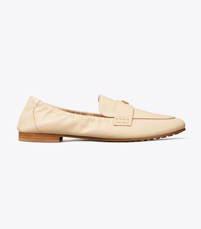 Cream Tory Burch Eleanor Women's Ballet Flats | OUTLET-39621749