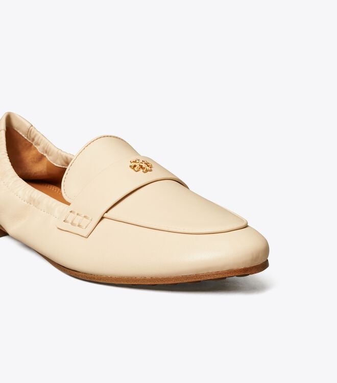 Cream Tory Burch Eleanor Women's Loafers | OUTLET-40678219