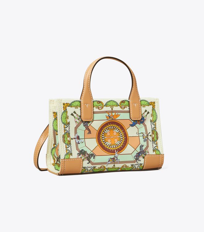 Cream Tory Burch Ella Printed Women\'s Mini Bag | OUTLET-46305179