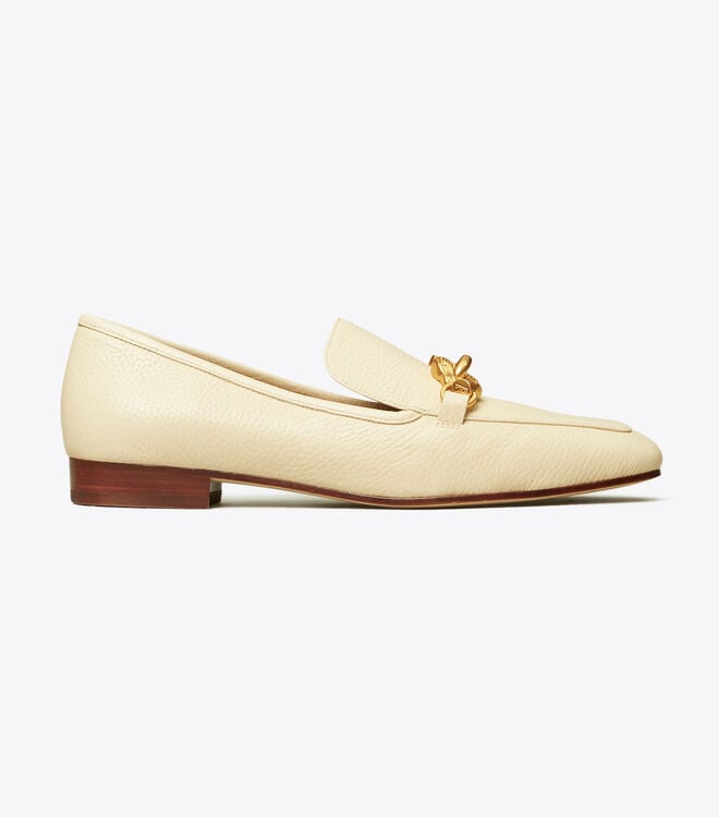 Cream Tory Burch Jessa Women's Loafers | OUTLET-14278369