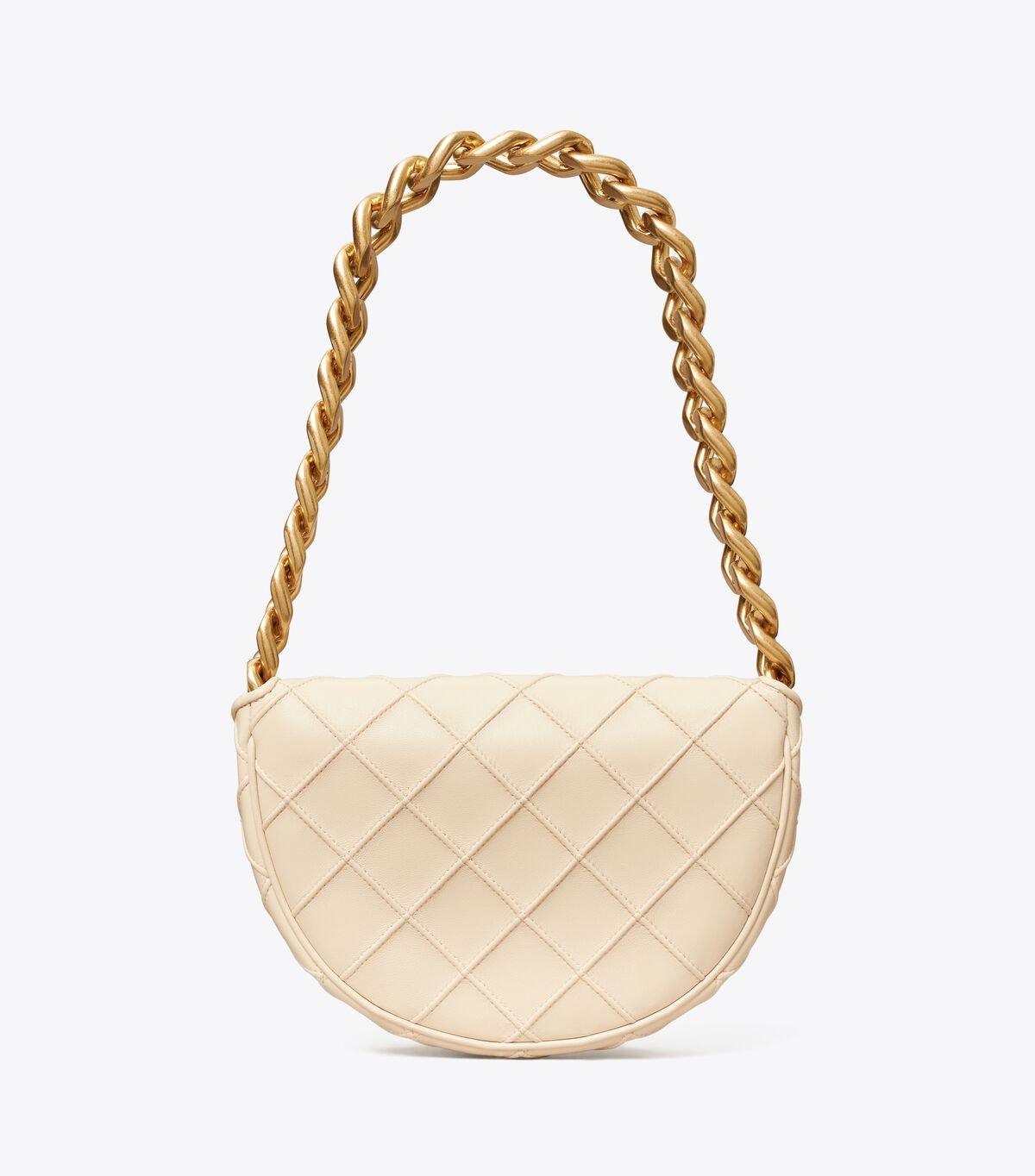 Cream Tory Burch Mini Fleming Soft Women's Shoulder Bags | OUTLET-32957149