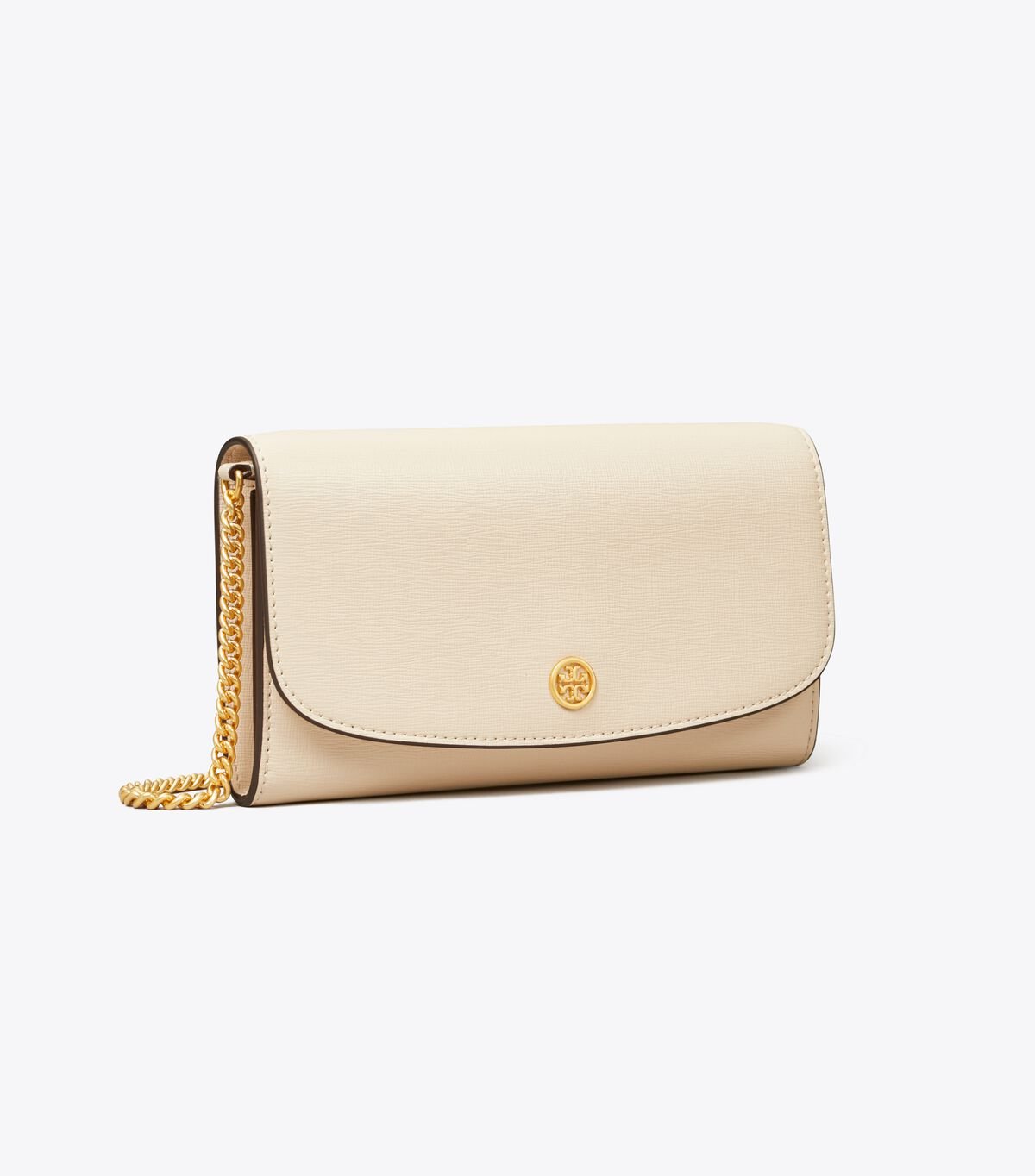 Cream Tory Burch Robinson Women\'s Wallets | OUTLET-76981029