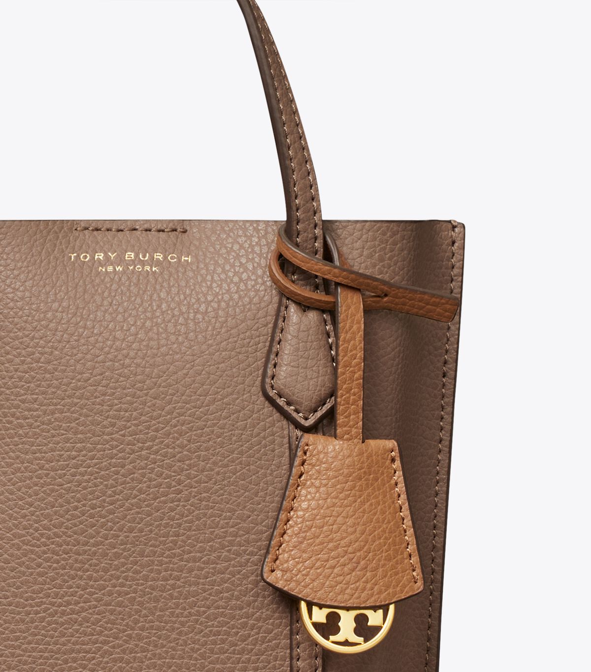 Dark Brown Tory Burch Mini Perry Women's Tote Bags | OUTLET-98034269