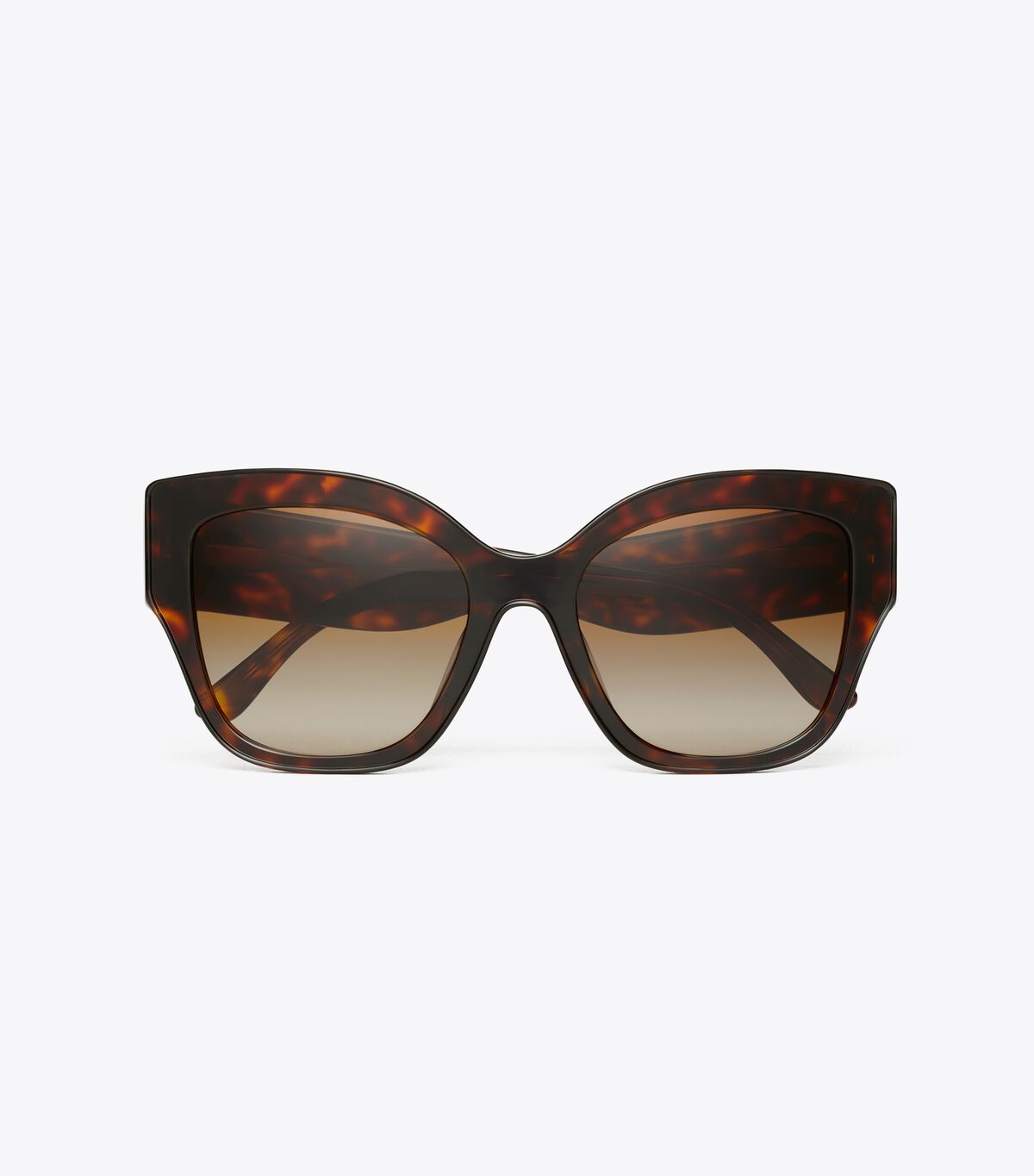 Dark Brown Tory Burch Oversized Cat-eye Women's Sunglasses | OUTLET-07912859