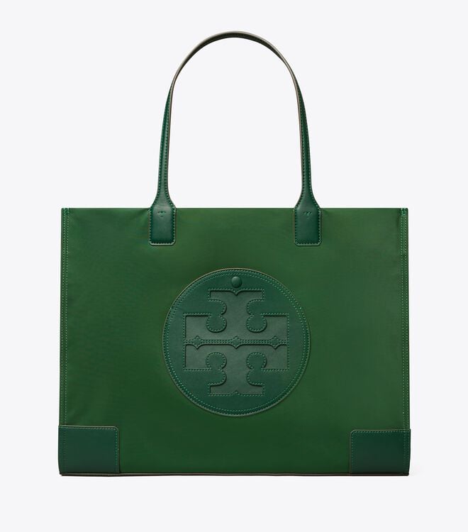 Dark Green Tory Burch Ella Women's Tote Bags | OUTLET-85172409