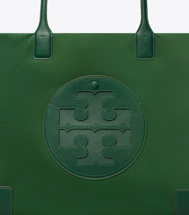 Dark Green Tory Burch Ella Women's Tote Bags | OUTLET-85172409