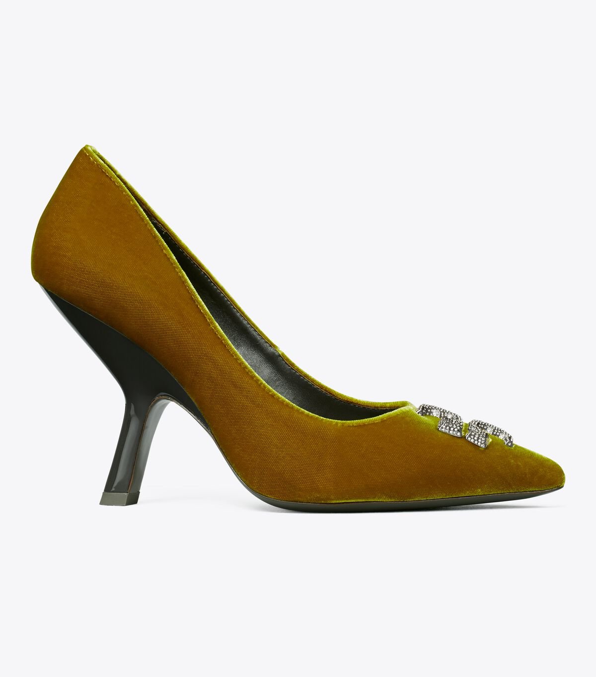 Dark Yellow Tory Burch Eleanor Pavé Women's Heels | OUTLET-76458329