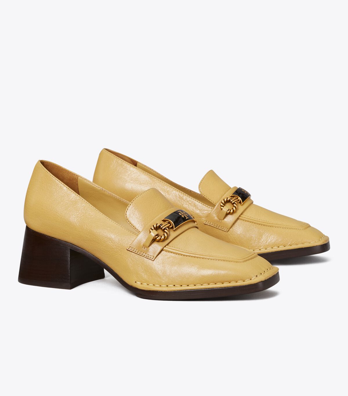 Dark Yellow Tory Burch Perrine Women\'s Loafers | OUTLET-61358029