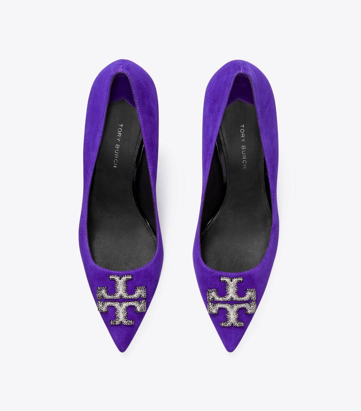 Deep Purple Tory Burch Eleanor Pavé Women's Heels | OUTLET-08264979