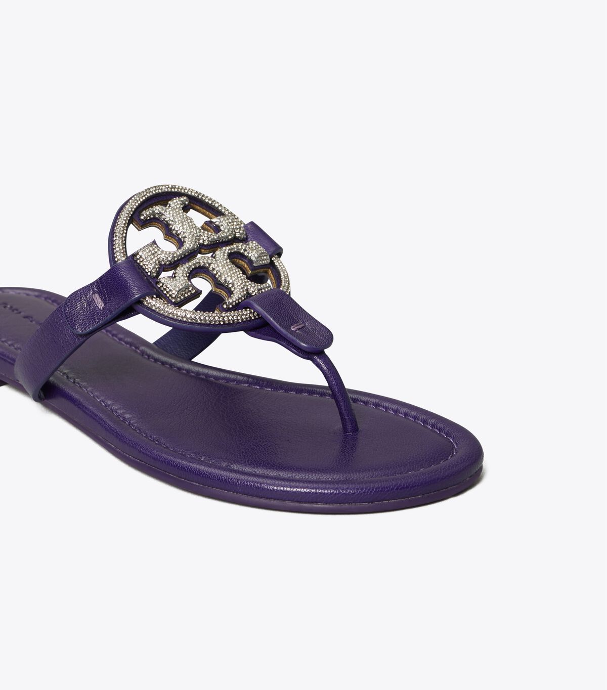 Deep Purple Tory Burch Miller Pavé Women's Sandals | OUTLET-87901659