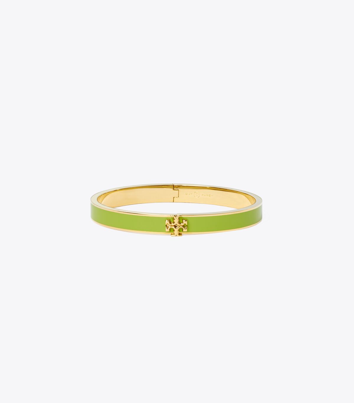 Gold / Green Tory Burch Kira Enamel 7mm Women\'s Bracelet | OUTLET-56802319