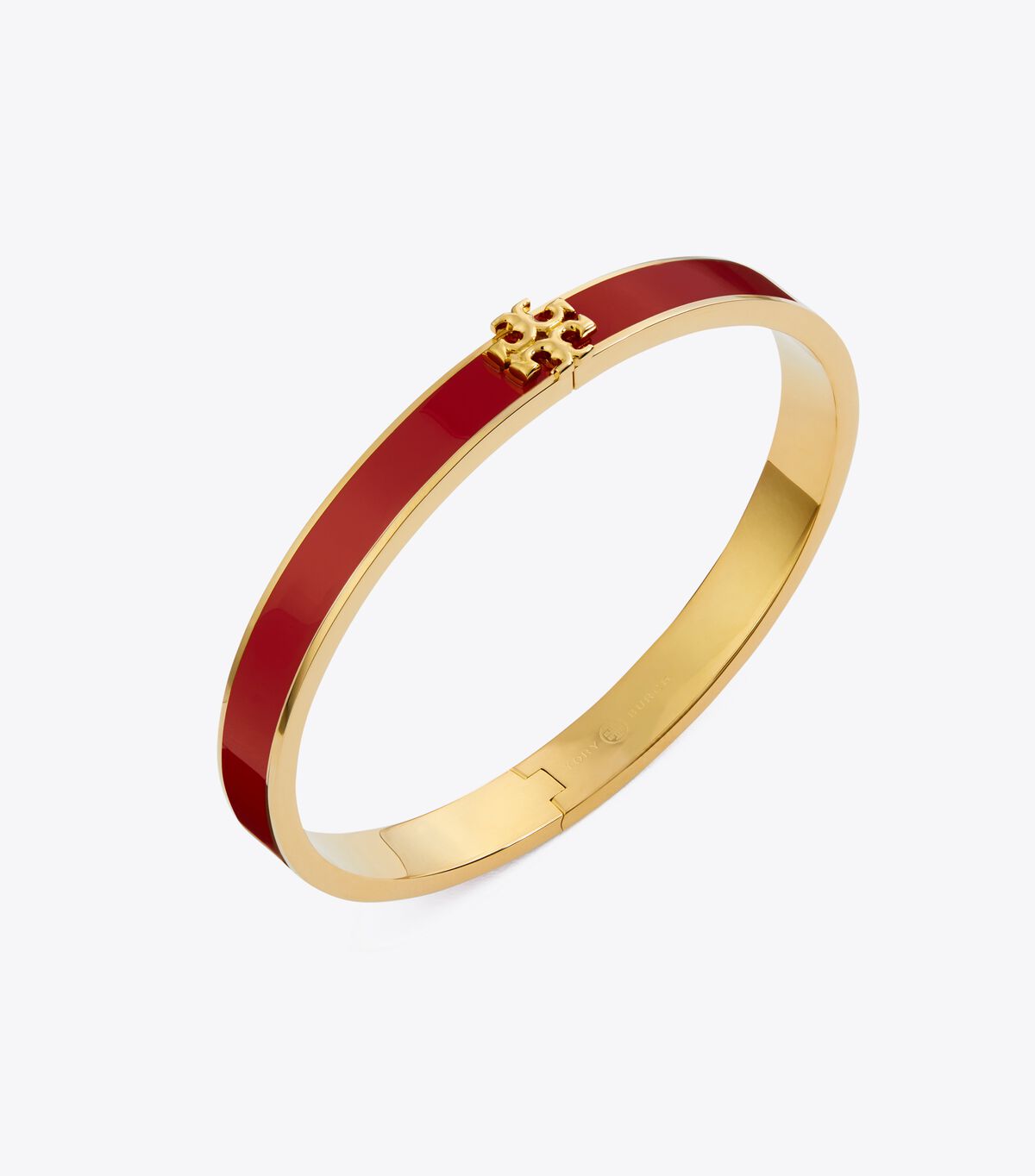 Gold / Red Tory Burch Kira Enamel 7mm Women's Bracelet | OUTLET-14025389