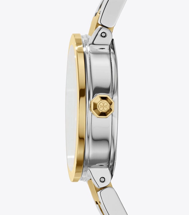 Gold / Silver Tory Burch Reva Women's Watches | OUTLET-12367589