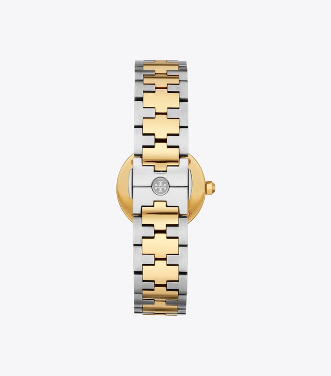 Gold / Silver Tory Burch Reva Women's Watches | OUTLET-12367589