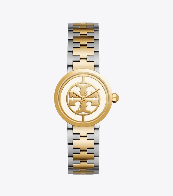 Gold / Silver Tory Burch Reva Women\'s Watches | OUTLET-12367589