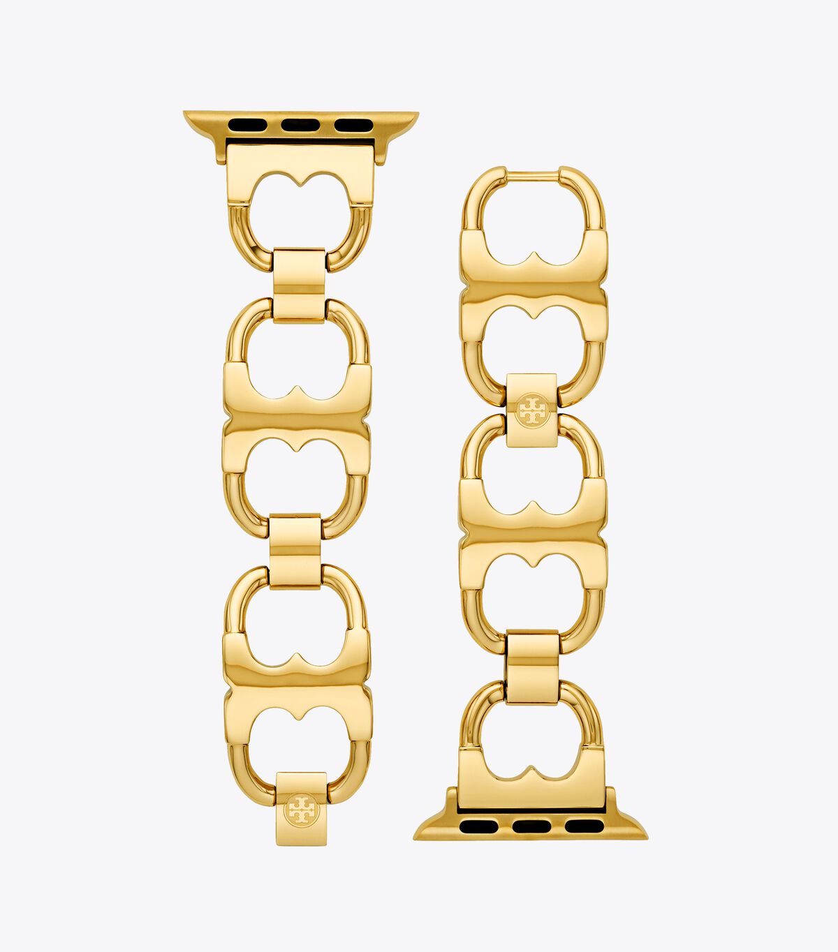 Gold Tory Burch Double T Link Women's Watches | OUTLET-76859429