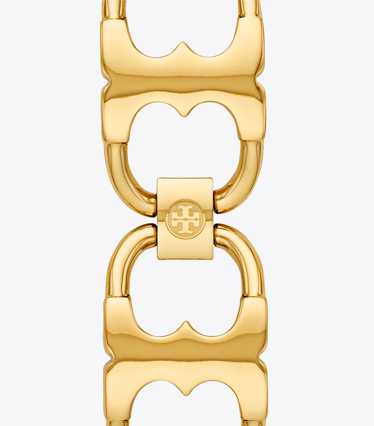 Gold Tory Burch Double T Link Women's Watches | OUTLET-76859429