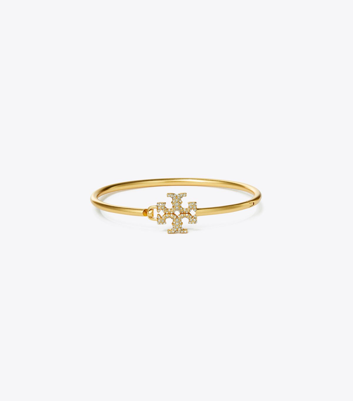 Gold Tory Burch Eleanor Pavé Women\'s Bracelet | OUTLET-17984639