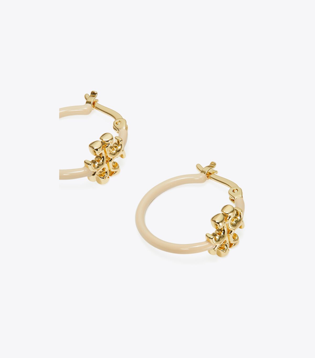 Gold Tory Burch Eleanor Small Hoop Women's Earrings | OUTLET-31492869