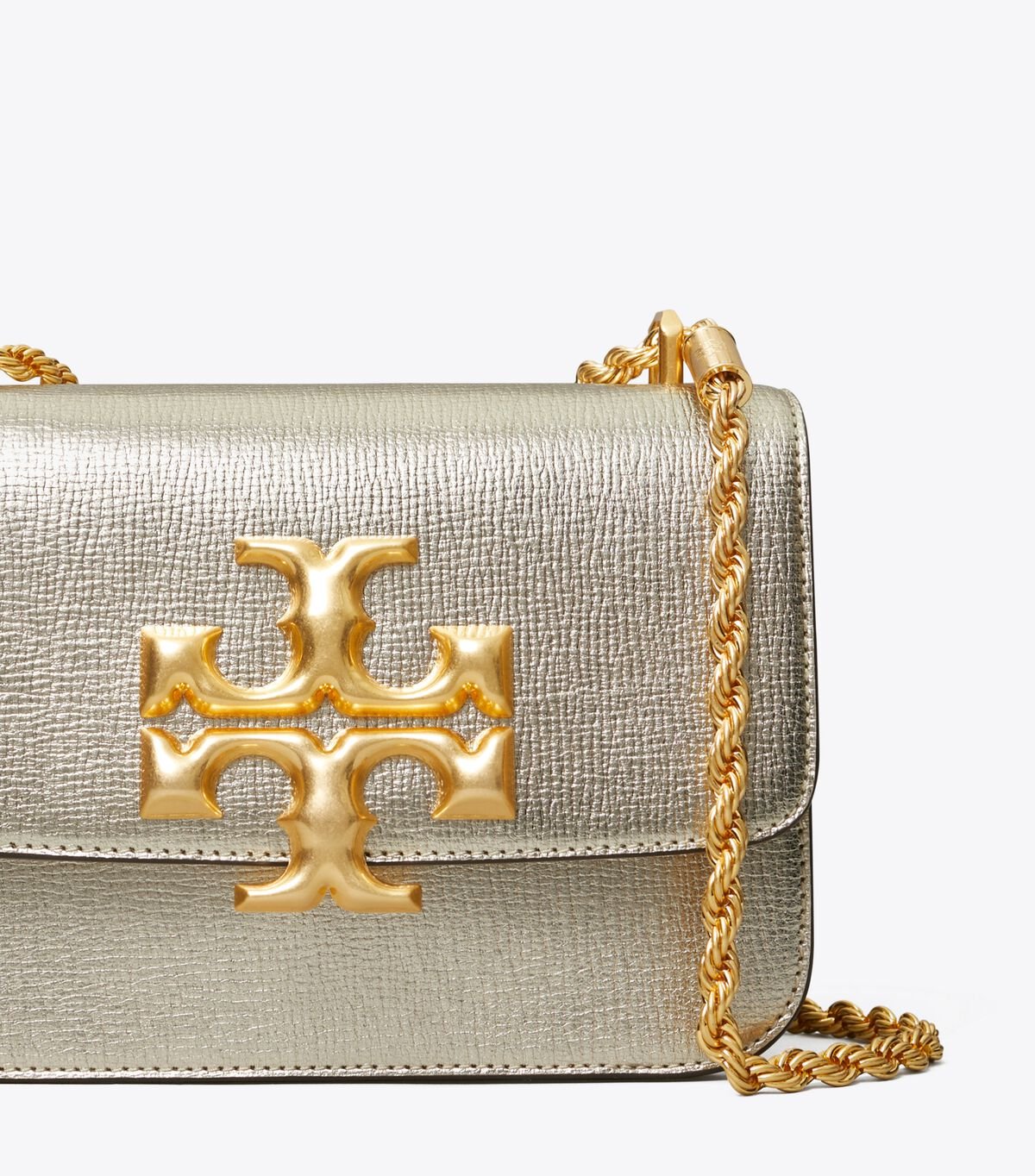 Gold Tory Burch Eleanor Small Women's Shoulder Bags | OUTLET-76924139